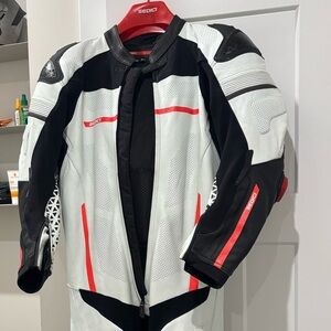 Sedici Corsa One-Piece Race Suit in white/red/black